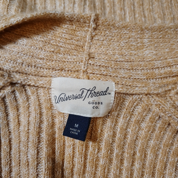 Universal Thread Beige Ribbed Cardigan - Picture 3 of 8